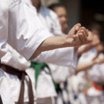 image of martial art fighters lined up — difference between martial arts styles